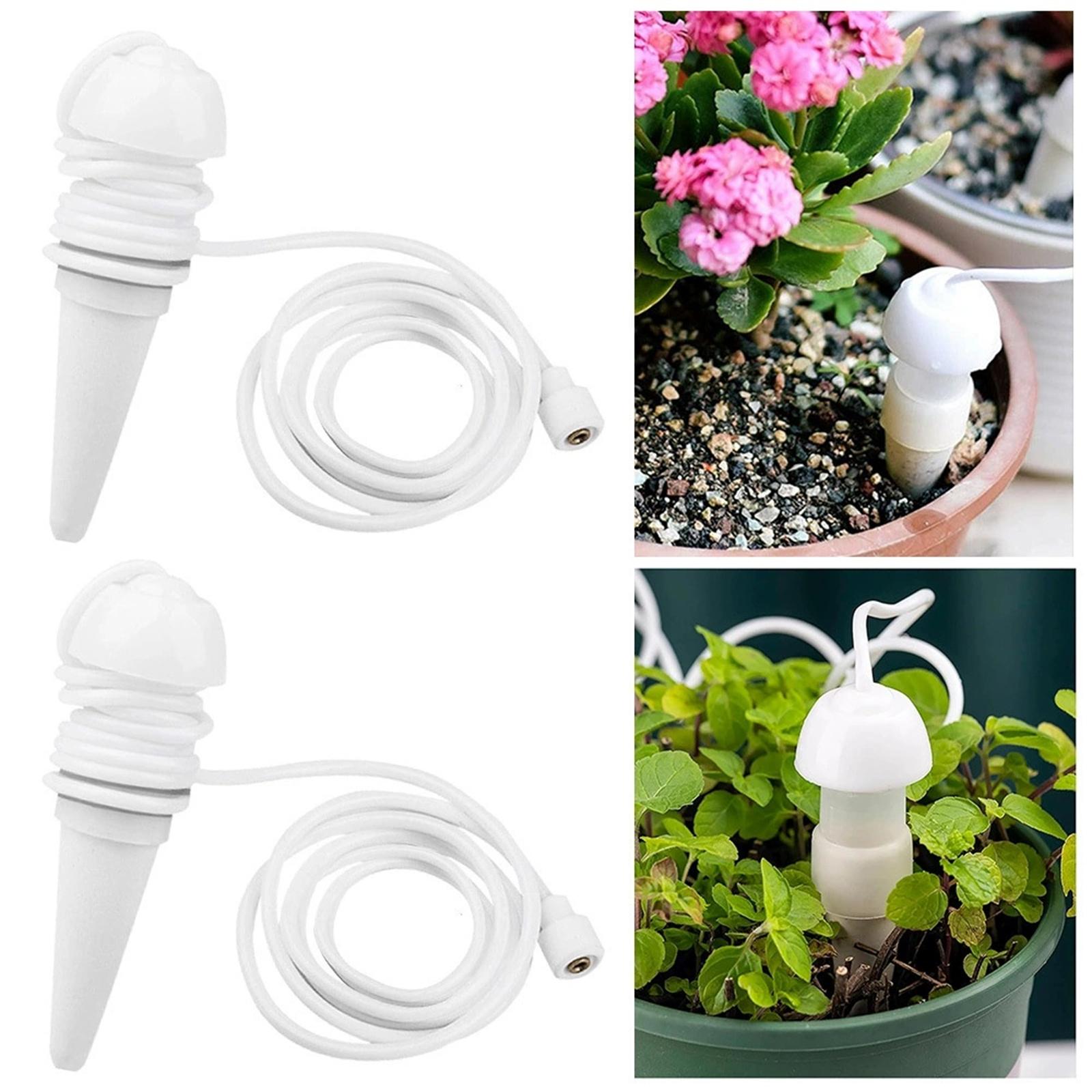 

Система самополива, Устройство капельного полива для комнатных горшечных растений, Инструменты для автоматического полива цветов, Простой набор для ленивого садоводства с просачиванием воды S белый