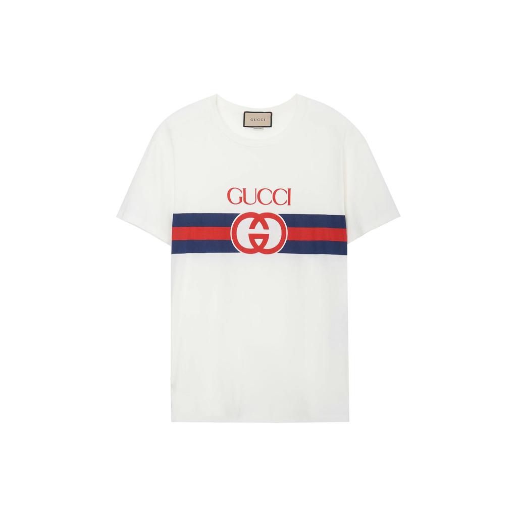 Gucci Interlocking G Cotton T Shirt 548334-XJET1-9095
