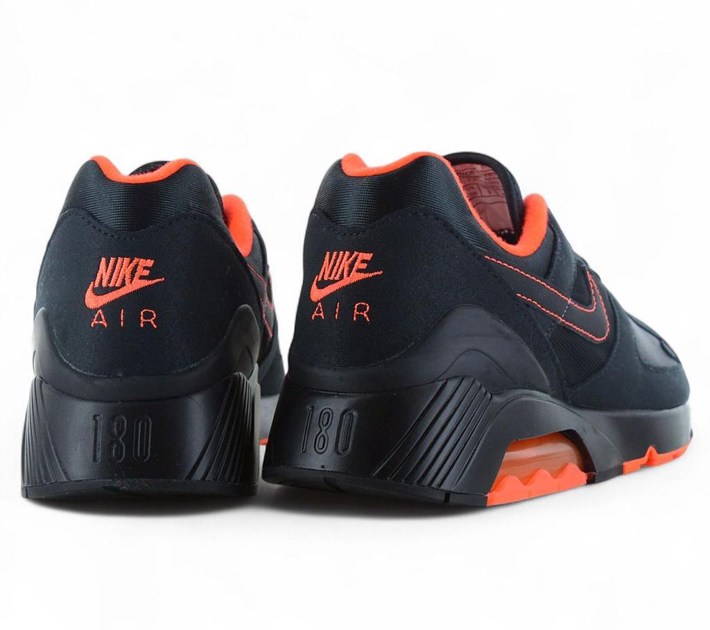 Nike Air Max 180 - Black Hyper Crimson - Herren Schuhe Sneakers Schwarz FJ9259-002 ORIGINAL