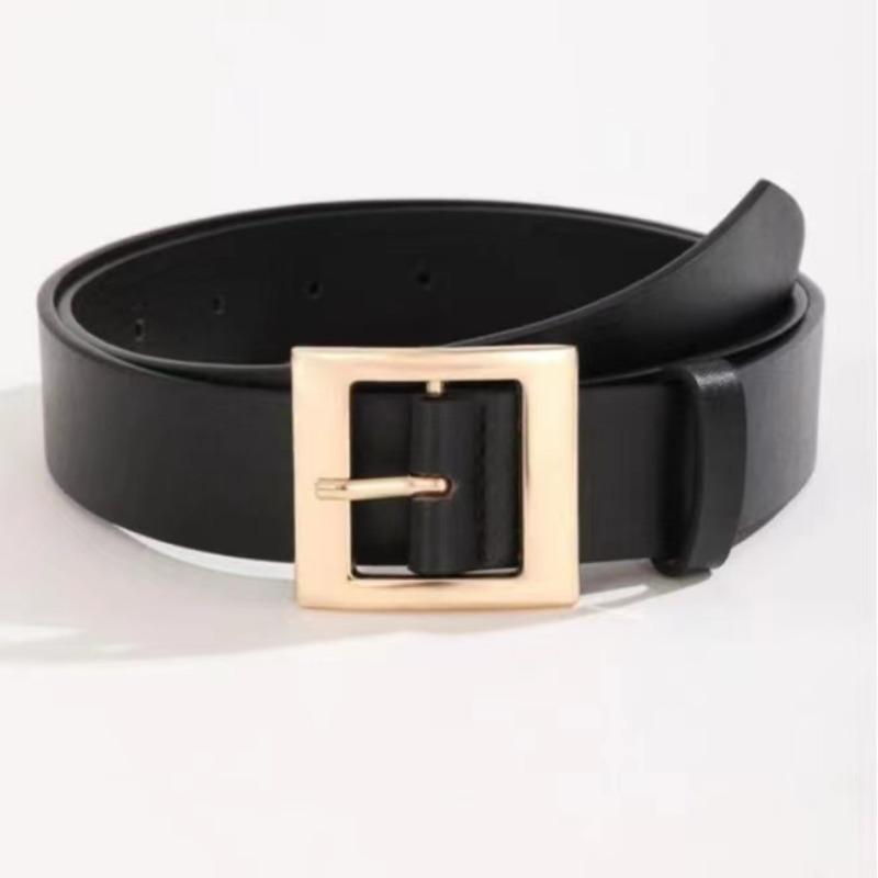 Cinto Vintage Chic Leopard Print - Couro PU macio, Design clássico, Fivela ajustável, Acessório casual para calças jeans, Decorativo