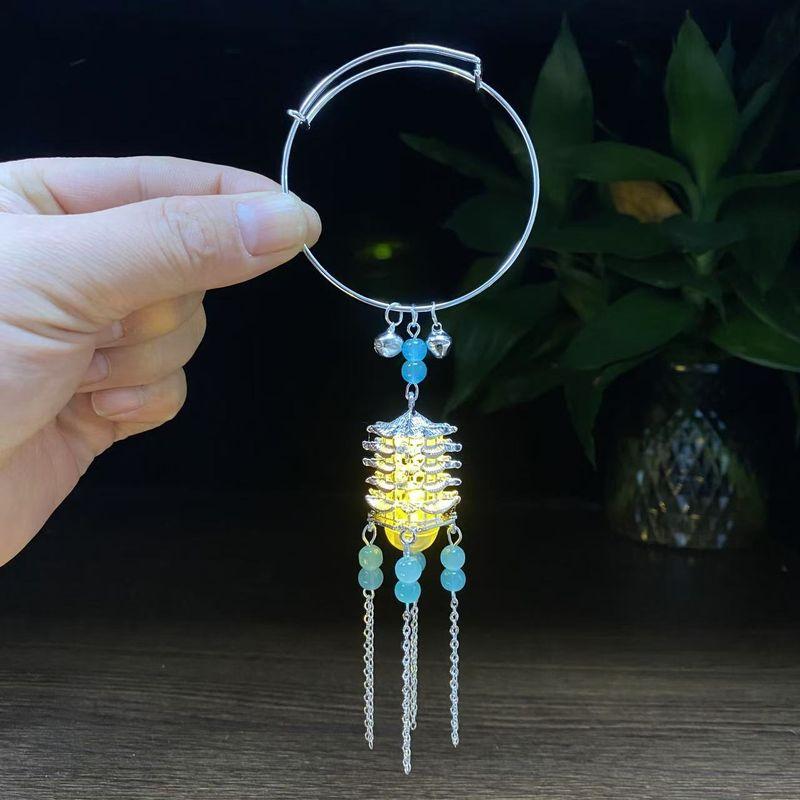 

Антикварные Аксессуары Браслет Дворцовый Стиль Новый Китайский Колокольчик Светящийся Браслет Браслет со Светом Повседневный Браслет Аксессуары для Одежды Ханьских Китайцев Silver Bracelet (Blue) 9802