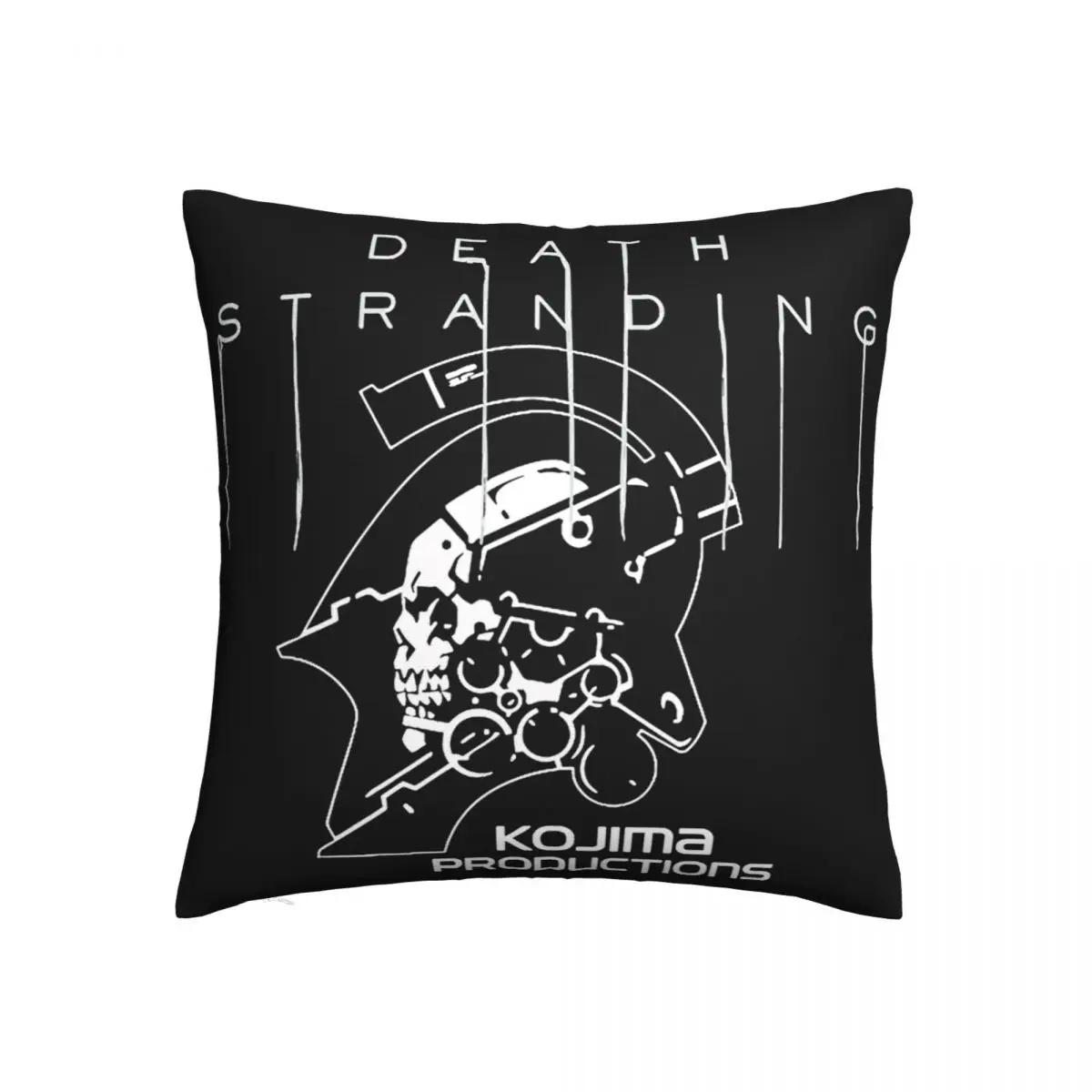 

Death Stranding Text Kojima Pillowcase Soft Polyester Cushion Cover Decoration Metal Gear Game Pillow Case Cover Home 18 12x12Inch
