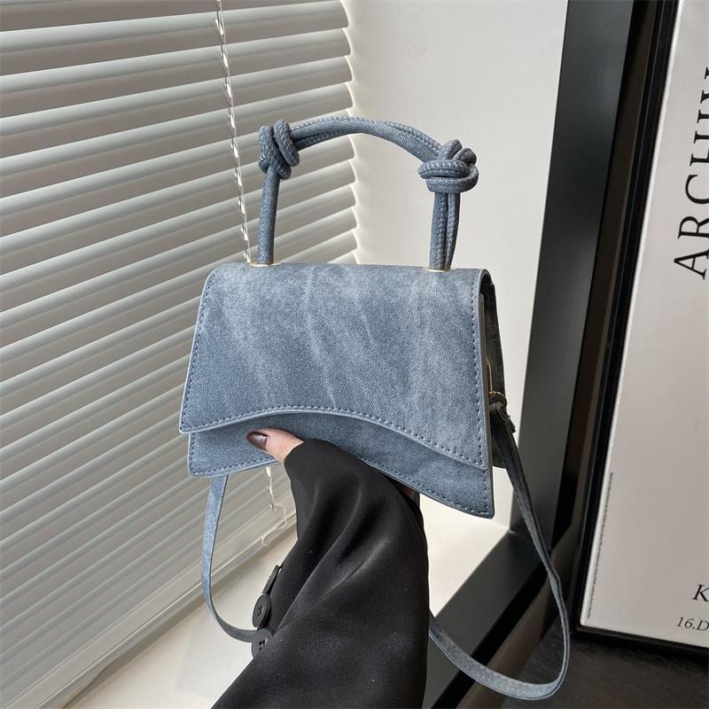 Crossbody Bag for Women  Fashion Casual Western Style Shoulder Handbag Simple Texture Messenger Small Square Bag