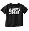 Grandpas Sidekick Fathers Day Shower Gift Toddler Boy Girl Youth T Shirt Tee