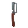 Vegetable Peeler with Wooden Handle Stainless Steel Blade Bottle Opener Non-Slip Grip Fruit Peeler for Potatoes Carrots Fruits