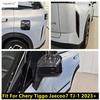 ABS Fuel Tank Oil Cap / Rear Fog Light Lamp / Rearview Mirror Cover Trim Accessories For Chery Tiggo Jaecoo7 TJ-1  2024 2025