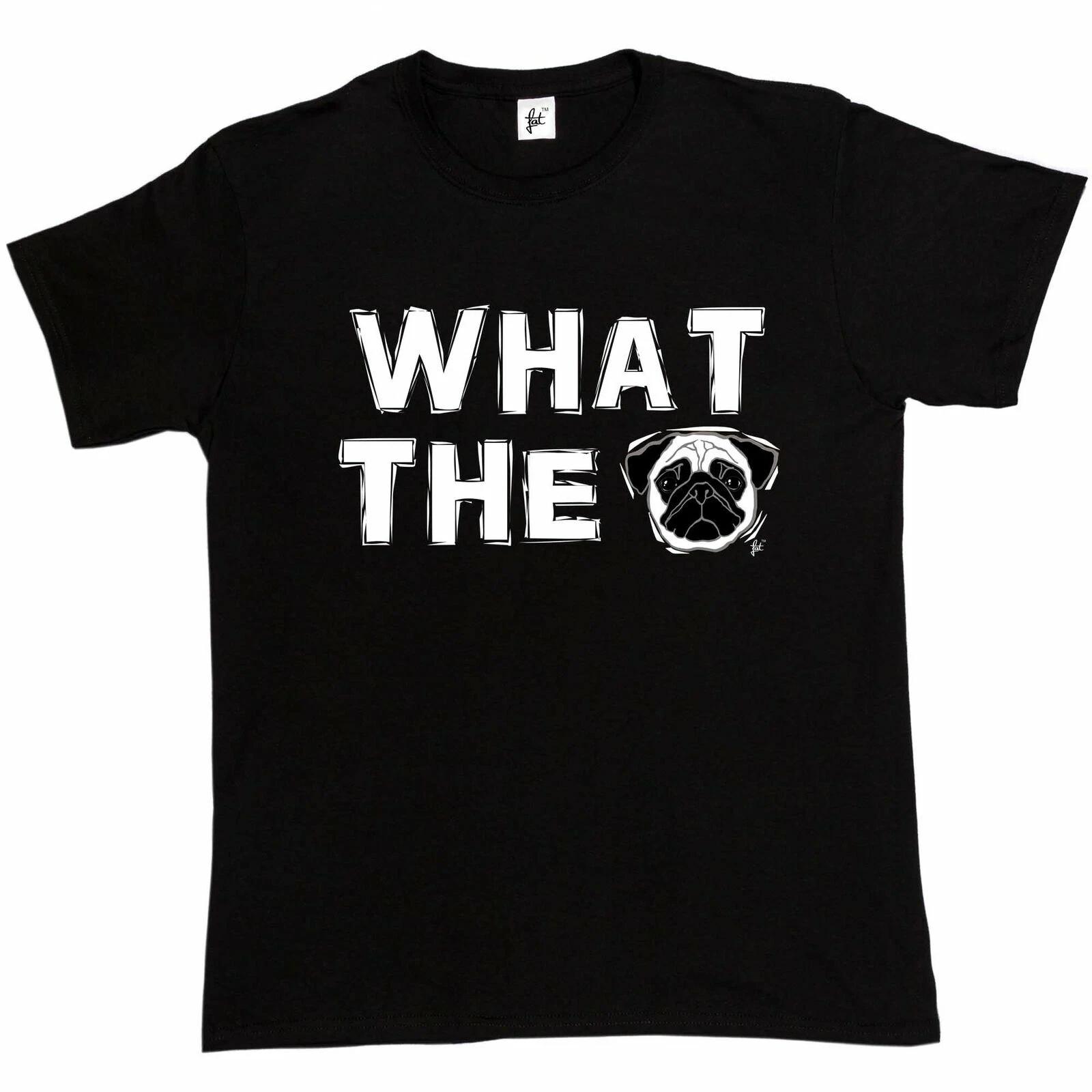 What The Pug? WTF? Dogs Pugs Mens T-Shirt XS