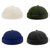 Melon Color Solid Peel Hat Warm Fashionable Adjustable Outdoor Cap Lightweight