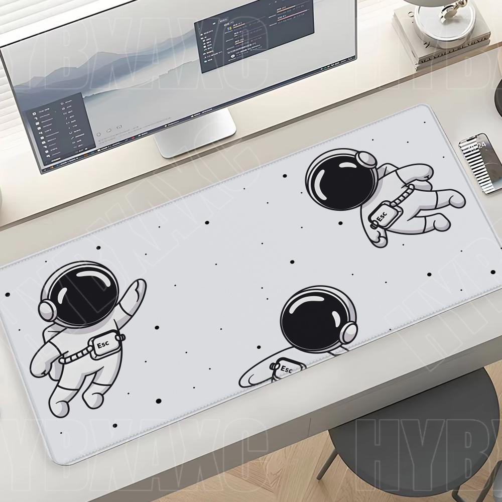 Astronauta Space Deskmat Gaming Tarot Astrology Aesthetic Mousepad xcm Cartoon Celestial Moon Phases Nonslip Mouse Pad