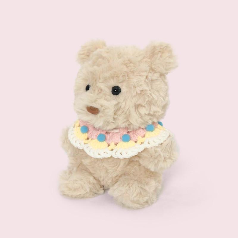 Plush Bear Cute Toy Cotton Filling Comfort Decor Children Festival Gift Doll