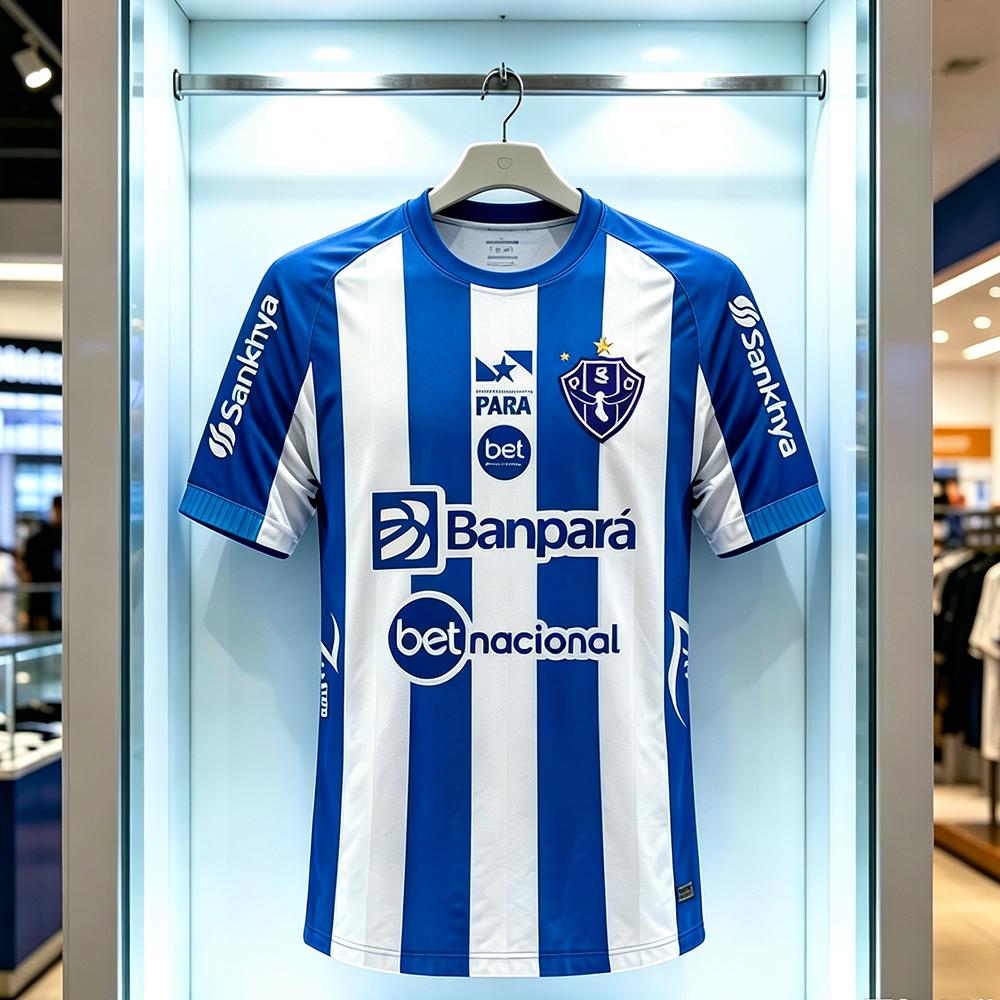 2026 Nieuw Voetbalshirt Paysandu 3D Geprint Volwassen Athleisure T-shirt Familie Zomer Sneldrogend Zacht Comfortabel Lichtgewicht Strandkleding