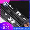 2026 Hett För Volkswagen VW För Volkswagen VW Rline R Line GOLF JETTA PASSAT TIGUAN TOUAREG Reptålig Dörrtröskelsskydd för Bil