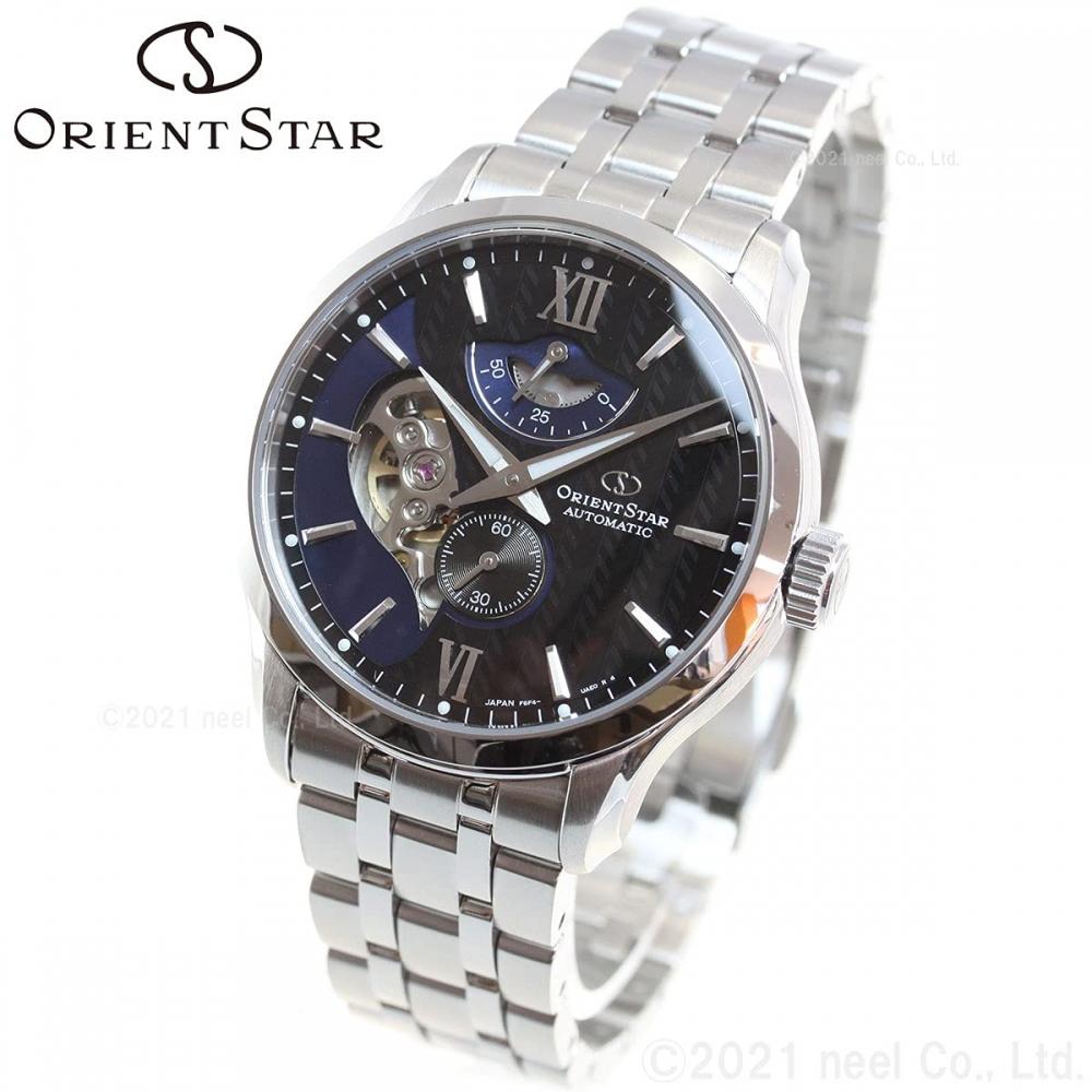 [Orient Star] ORIENT STAR Automatic Watch Layered Skeleton Mechanical Made In Japan 2 Year Domestic Manufacturer Warranty Open Heart RK-AV0B03B Men's