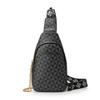 Textured Printed Women's Small Breast Bag One Shoulder Crossbody Simple and Fashionable Casual Motorcycle Bag for Women