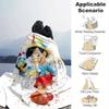 1 pezzo, Stampa Artistica Acquerello di Pinocchio e Grillo Parlante Decorazione per la Casa, Coperta Plaid per Divano, Letto, Viaggio