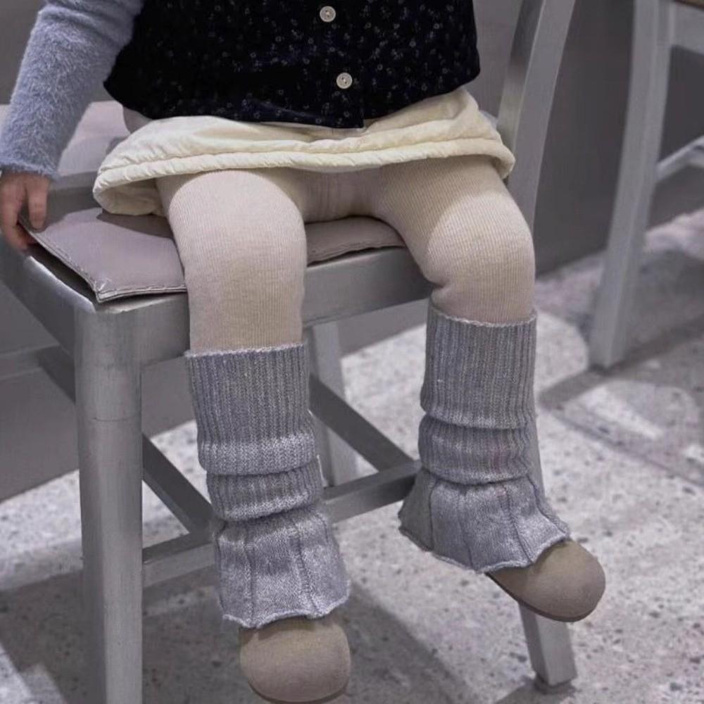 Knitted Leg Warmers Thickened Hosiery New Boot Covers  Autumn and Winter