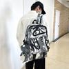 Schulrucksack Neu Große Kapazität Graffiti Schülertasche Street Trendy Cool Herren Rucksack Studentin Reise Schultasche Hochwertige Tasche