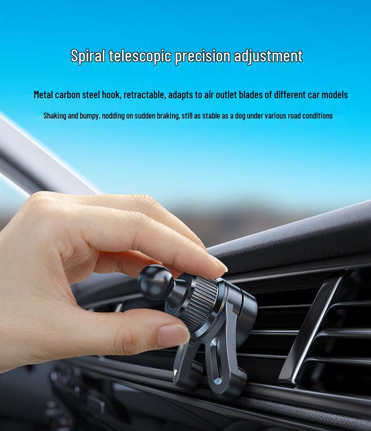 Car-Specific Gravity Support Aluminum Alloy Phone Holder for Air Vent