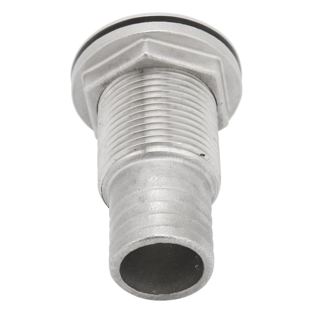 Marine Boat Thru Hull Fitting Connector Stainless Steel Hose Tail Barb Marine Hardware11 2inch