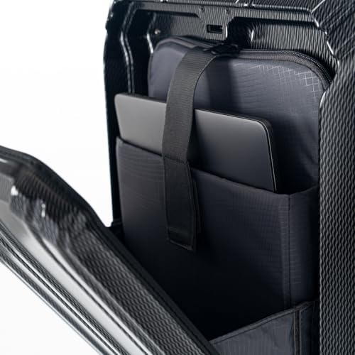 Asia Luggage Solid Knight Carry-on Case, Wave Black