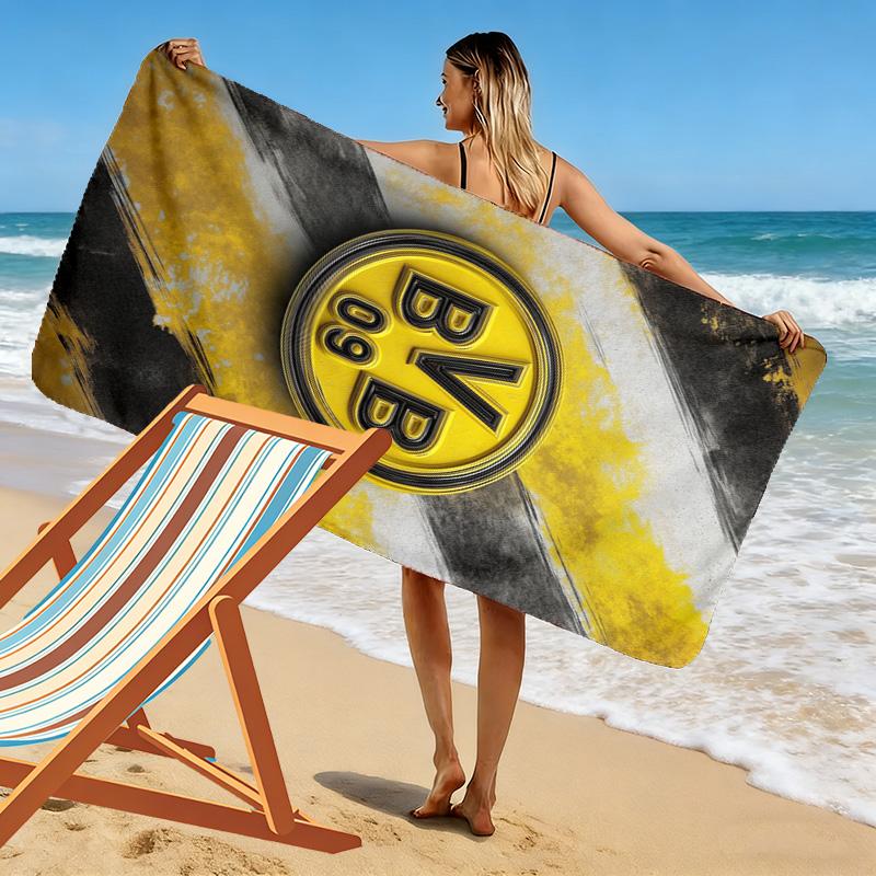 Bold Stripes Emblem Design beach towel Outdoor camping Portable for travel quickdrying swim towel swim Absorbent bath towel beach