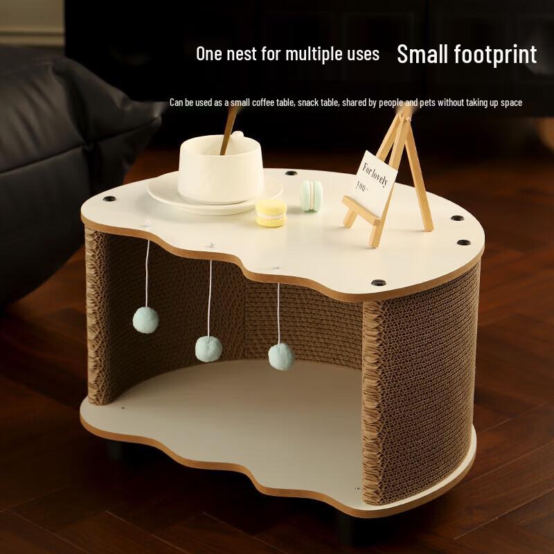 Multi-functional Cat Scratcher & Bed Coffee Table