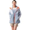 DECATHLON SAILING 100 Water Repellent Jacket Women's Snow White/Mist/Fluorescent Coral