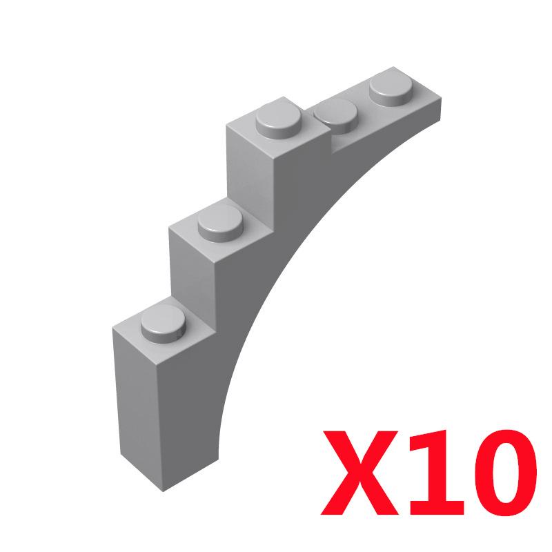 MOC DIY Accessori Parti Piastra Scena Città Blocchi da Costruzione Tronco d'Albero Recinzione Ringhiera Lampione Stradale Semaforo Base Giocattolo A037