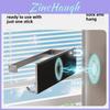 Magnetic Paper Towel Holder With Hooks For Kitchen Storage And Refrigerator Side Mounting