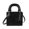 2026 Autumn Princess Diana Crocodile Pattern Mini Handbag - Versatile Luxury Shoulder Crossbody Bag