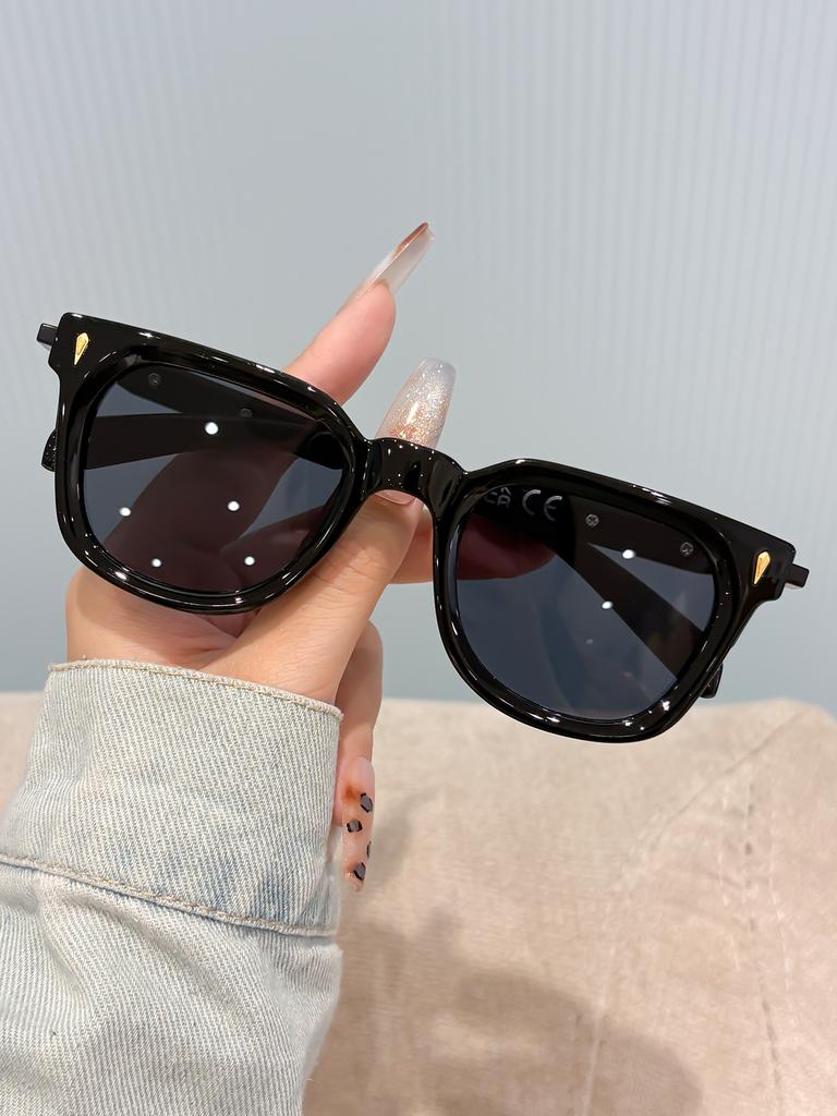 Square casual sunglasses UV protection fashion trend hot-selling driving sunshade versatile personalized sunglasses