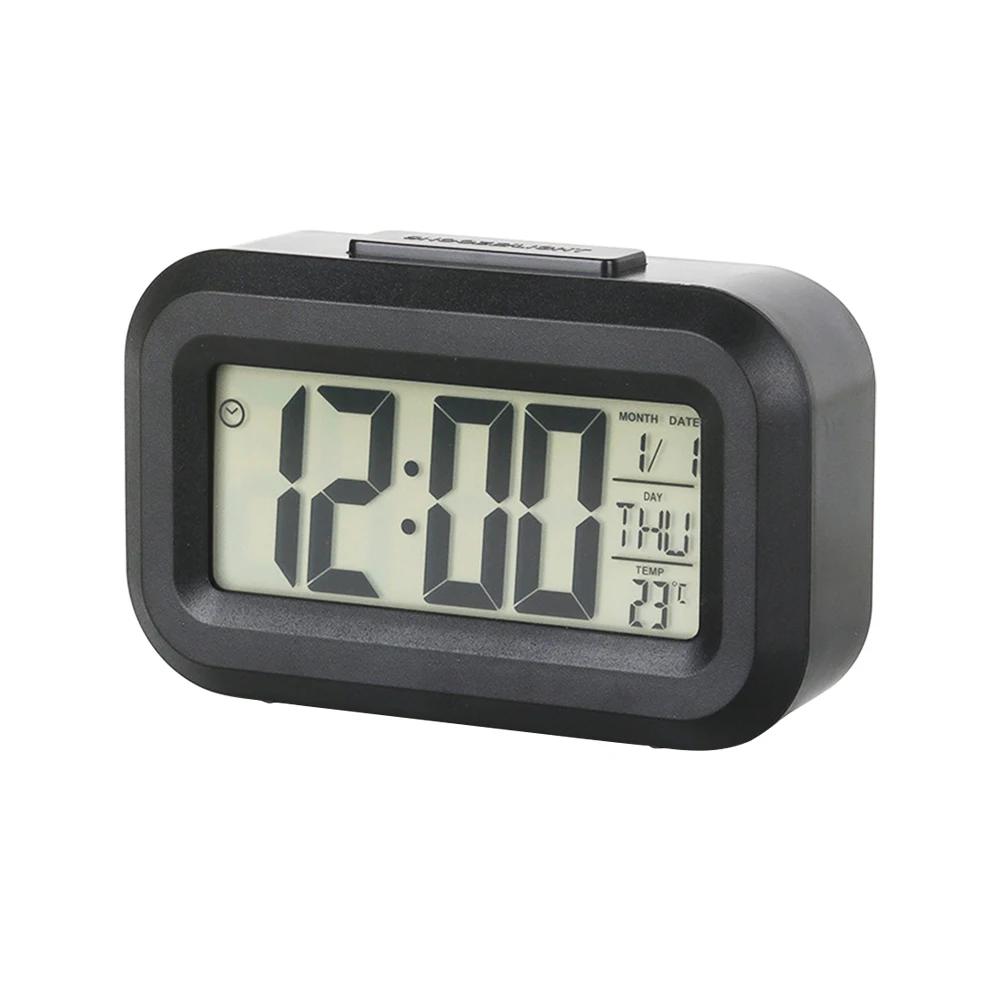 Multifunction Electronic Backlight Table Clock LED Digital Alarm Clock Backlight Snooze Data Time Calendar Desktop