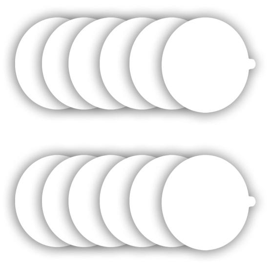 10 sztuk w 1 pudełku Pułapki na muchy Lepkie deski klejące Silna lepkość Muchówki Meszki Ćmy Lampa na komary Wymienne lepkie podkładki Zestaw