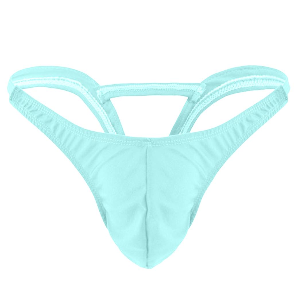 Men's Sretch G-string T-back Micro Thong Briefs Underwear