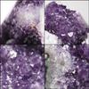 stone Natural Mineral Amethyst Cluster Uruguay Crystal [N2 Natural] (Amethyst Geode) - - (66 "One-of-a-kind" Approx. 1450g, 121x93x104mm)