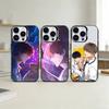Korean Comics Losts In The Cloud Phone Case Color Silver Shell For IPhone 17 16 15 14 13 12 11 Pro Max Plus