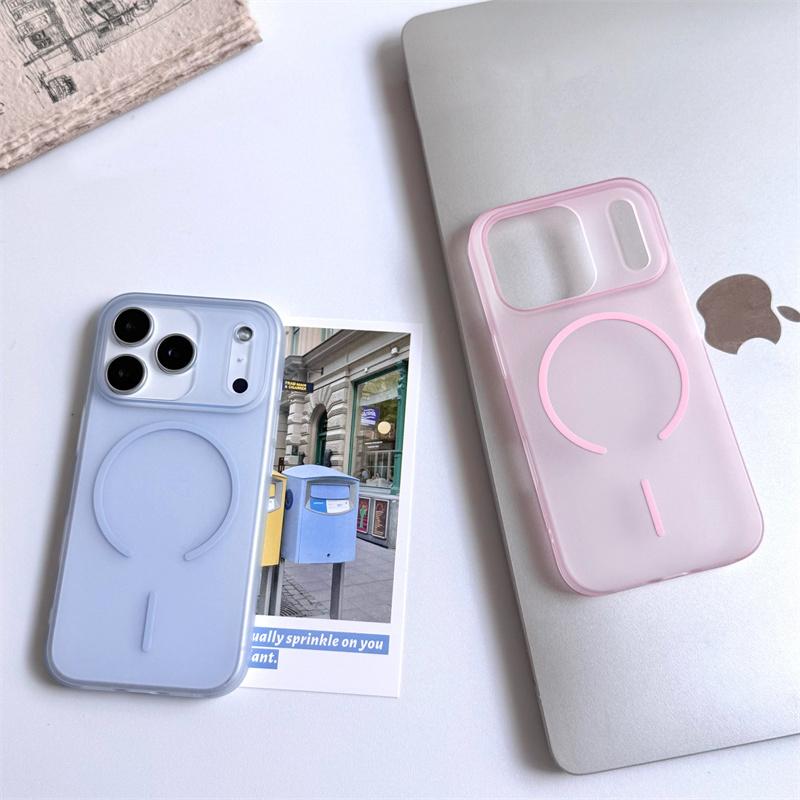 Ultra Thin Matte Transparent Wireless Charging Magnetic ForMagsafe Case ForiPhone 17 Air 16 15 14 Plus 13 12 Pro Max PC Cover