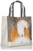 Goo Goo World Shiba Inu Print Eco Tote 24cm W x 24cm H x 13cm D not Women's Bag, 36502302, Khaki, (Handles included)