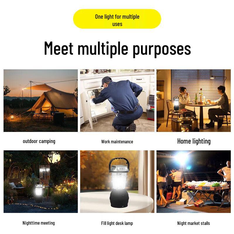 Wenzhiwu USB Solar 36 LED Outdoor Emergency Camping Light