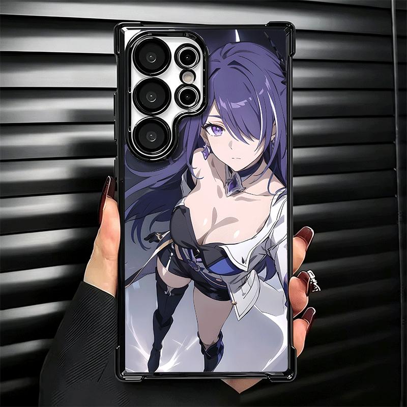 Honkai Star Rail Acheron Plating Phone Case For Samsung Galaxy S24 S25 FE S26 Edge S23 Ultra S22 S21 Plus S20 Anti-Fall Airabag