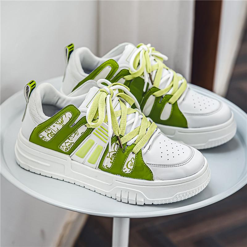 Pánské ležérní čtyřsezónní módní skateboardingové studentské pohodlné tenisky chlapecké trendy měkká podrážka prodyšné boty