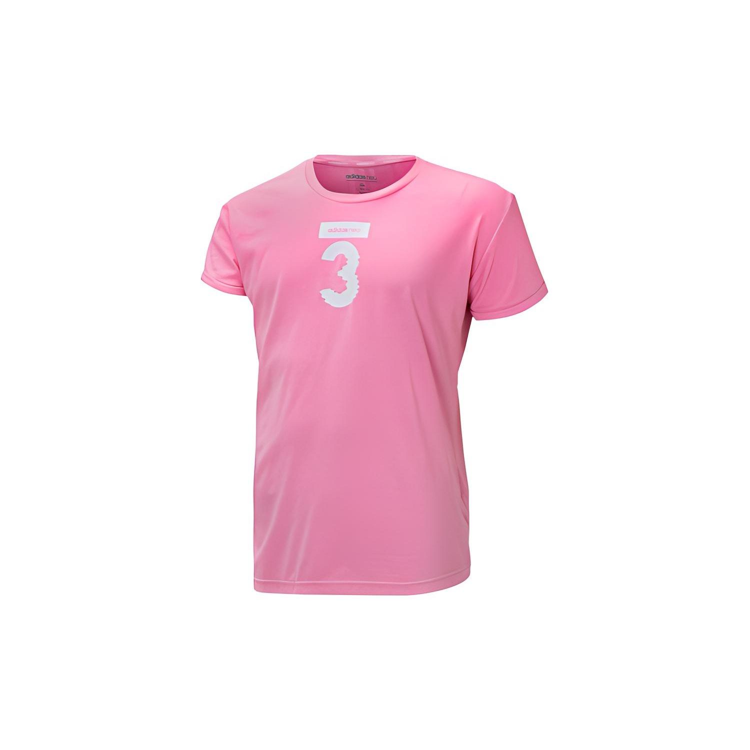 (WMNS) adidas neo Athleisure Casual Sports Short Sleeve Pink Red Women s DW7740 XL
