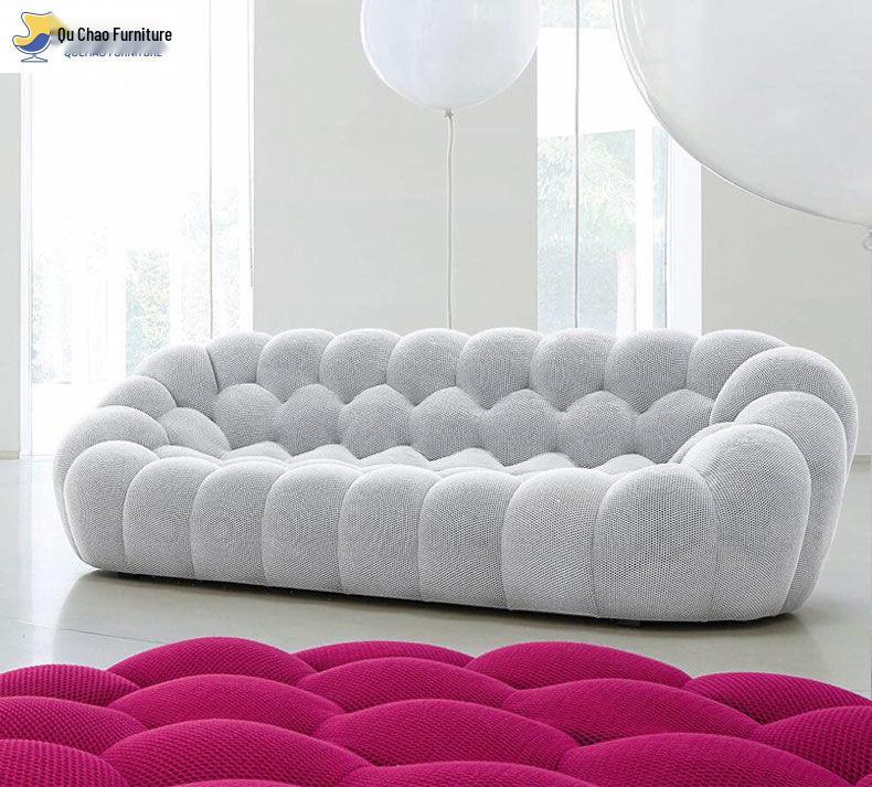 Roche Bobois Italian Modern Bubble Sofa - Light Luxury Irregular Shape for Small Apartment Living Room