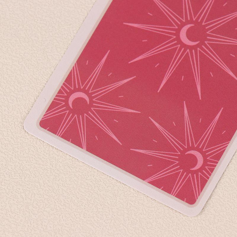 Pink Tarot For Beginners Tarot Card Prophecy Divination Deck Family Party Board Game Fate Card Fortune Telling Game