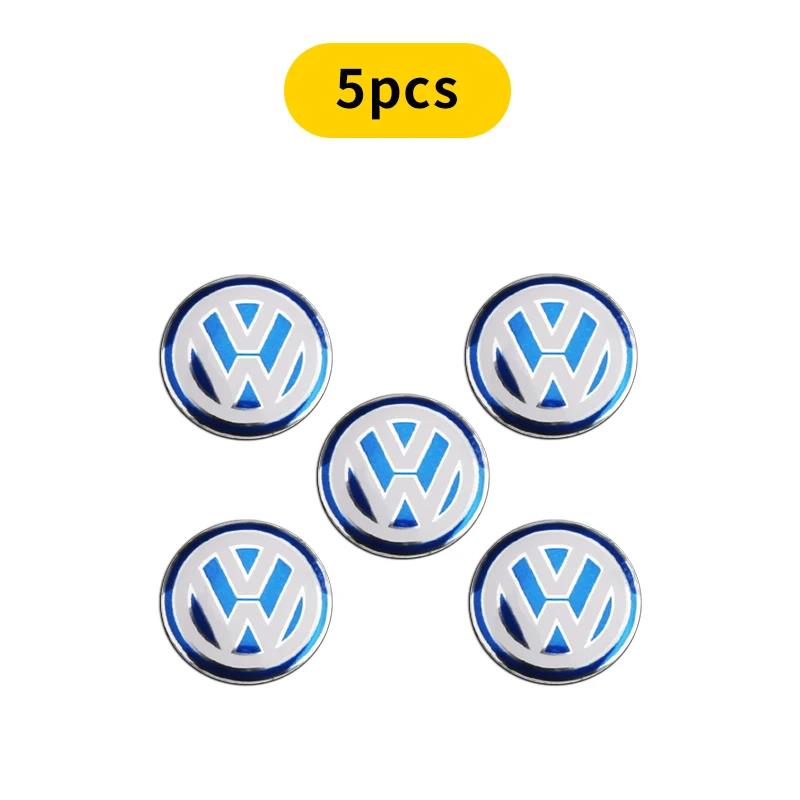 efg1 YSTZ-JSB-VW 14mm Car Key Badge Emblem Replacement Car Key Stickers For VW Volkswagen GOLF 5 Tiguan Polo Golf 6 Golf 7 Jetta