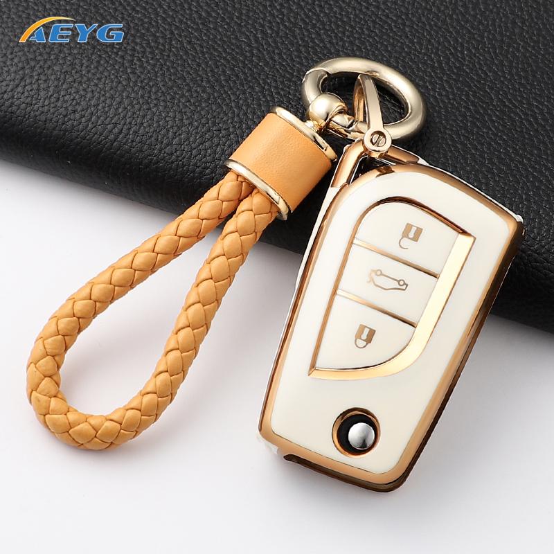 Autofernbedienung Schlüsselhülle Schale Fob Für Toyota Auris Corolla Avensis Verso Yaris Aygo Scion Tc Im Camry Rav4 Zubehör
