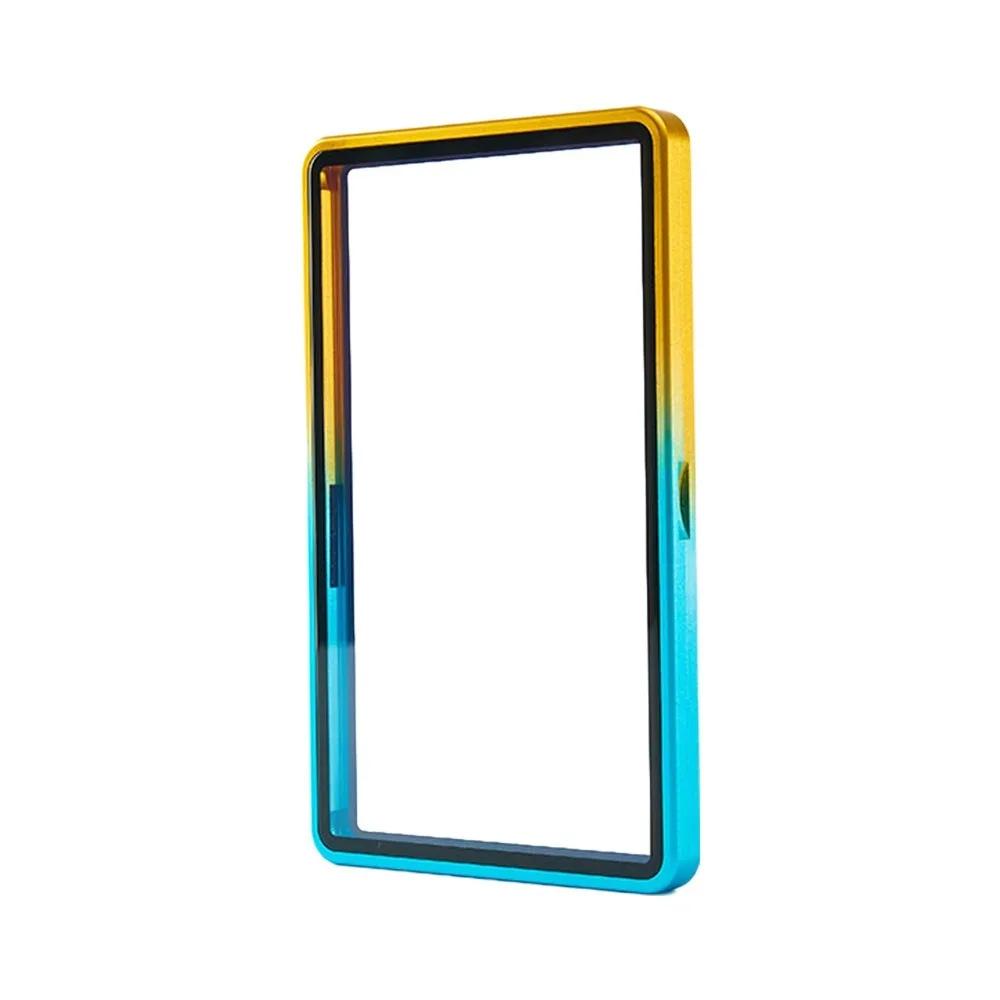 Gradient Color Trading Card Protect Box Double-sided Glass Aluminum Alloy 35PT /CGC Box Transparent UV Protection