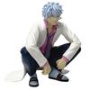 12Cm Anime Squatting Series Figures Sakata Gintoki Action Figure Room Decoration Pvc Collection Model Toys Festival Toys Gifts