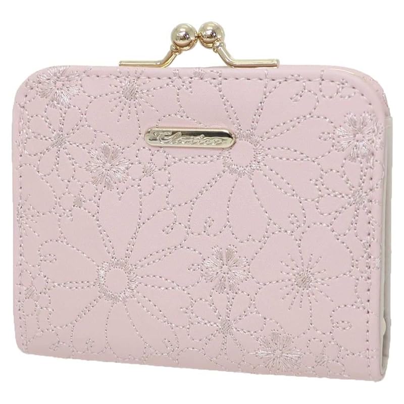 

courier Clarice bifold wallet Gamaguchi [pink]
