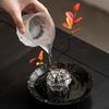 Transparent Glass Ball Vase Zen-Inspired Design Minimalist Handmade Art Vase Unique Hydroponic Flower Vase Tea Ceremony
